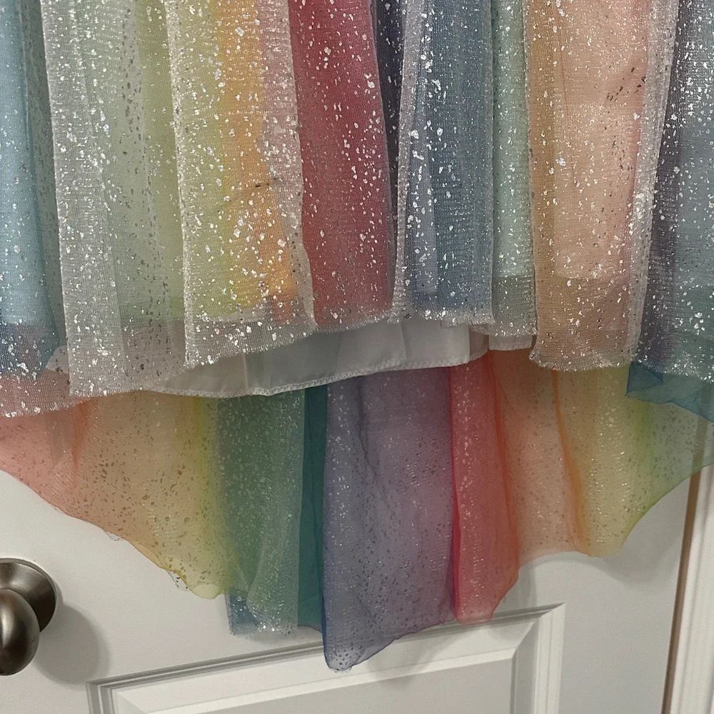 Sparkling Rainbow Princess Costume for Kids - Picture 4 of 6